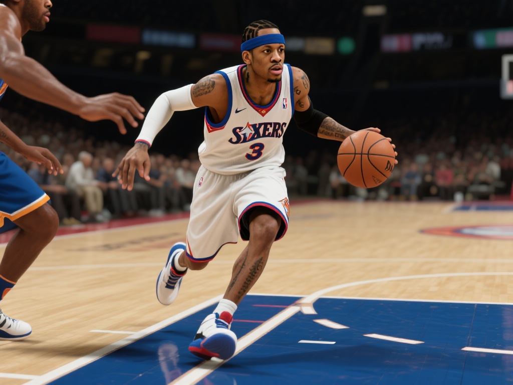 在贝博BB平台畅享艾弗森经典篮球瞬间再现 艾弗森的篮球风格汇聚力量与柔韧并存,突破能力无人能