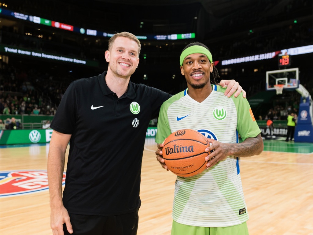 沃尔夫斯堡携手艾弗森共创亚太足球新篇章 当谈到国际体育市场的扩张时,足球和篮球被视为桥梁,